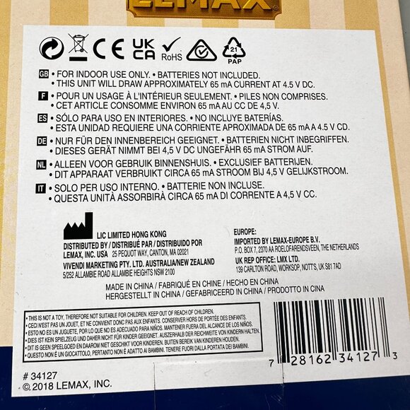 Lemax Village Lights Battery 20 Super Bright Multi Color Flashing Light String - Picture 9 of 14